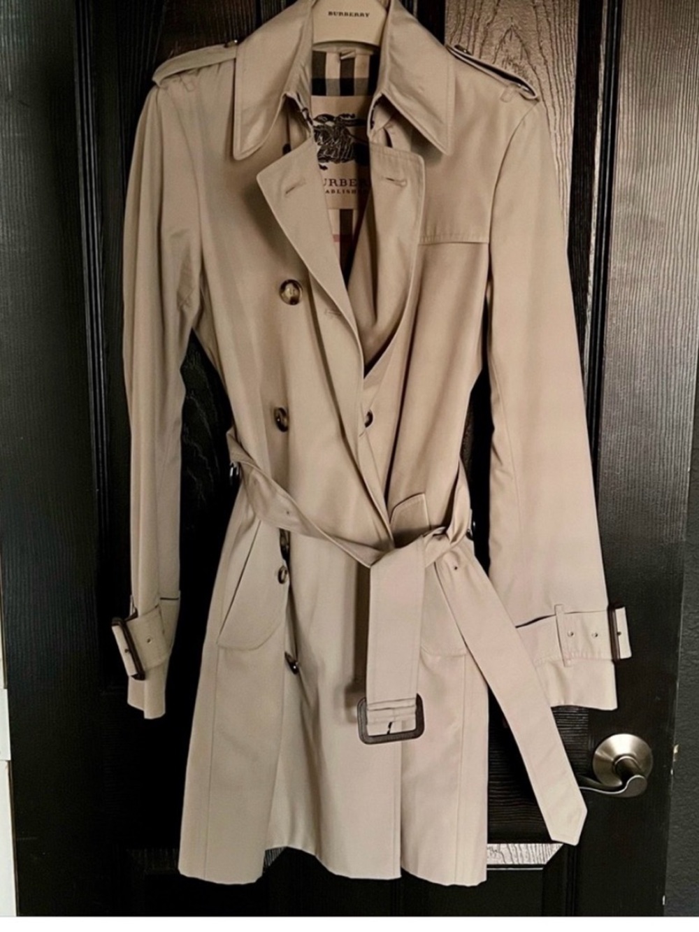 Burberry Trench Coat Double Breasted - Picture 2 of 12